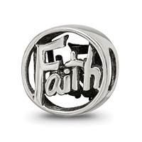 Sterling Silver Reflections Faith Bead view 5