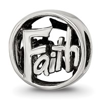 Sterling Silver Reflections Faith Bead view 1