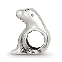 Sterling Silver Reflections Sea Lion Bead view 2