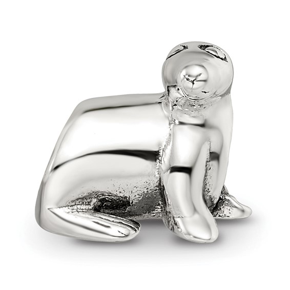 Sterling Silver Reflections Sea Lion Bead