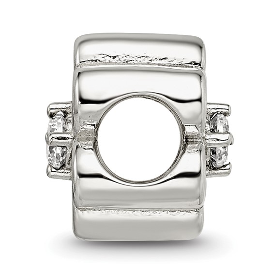 Sterling Silver Reflections Four Leaf Clover w/ CZ Bead