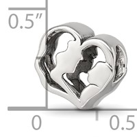 Sterling Silver Reflections Mother and Baby Bead view 4