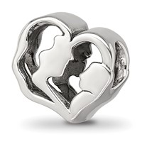 Sterling Silver Reflections Mother and Baby Bead view 1