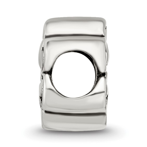 Sterling Silver Reflections Four Leaf Heart Clover Bead