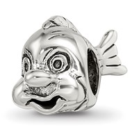 Sterling Silver Reflections Fish Bead view 1