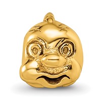 Sterling Silver Gold-plated Reflections Fish Bead view 3