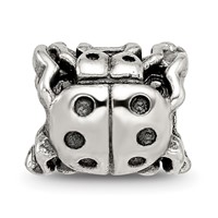 Sterling Silver Reflections Ladybug Bead view 3