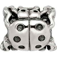 Sterling Silver Reflections Ladybug Bead view 4