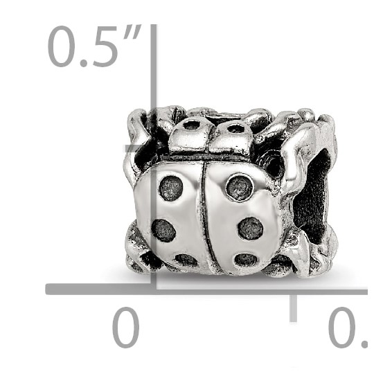 Sterling Silver Reflections Ladybug Bead