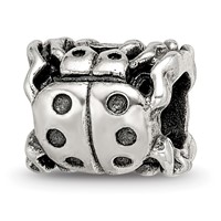 Sterling Silver Reflections Ladybug Bead view 1
