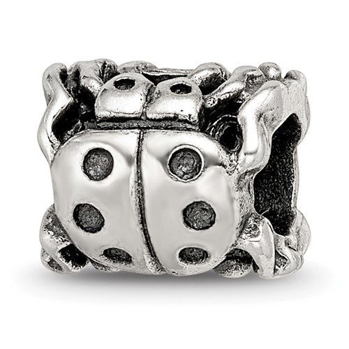 Sterling Silver Reflections Ladybug Bead