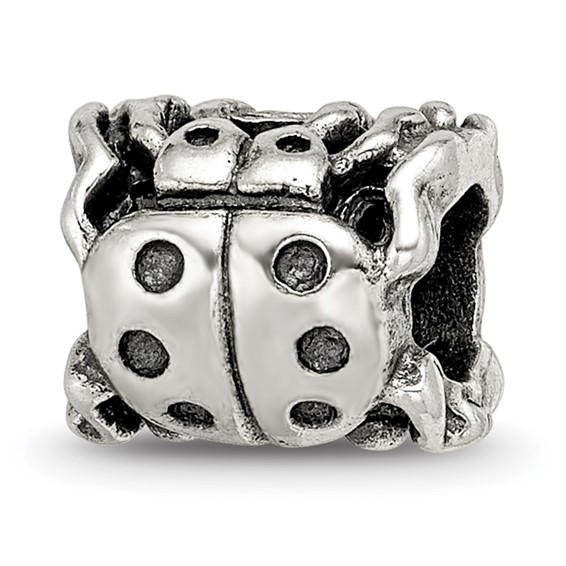 Sterling Silver Reflections Ladybug Bead