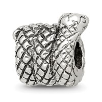 Sterling Silver Reflections Snake Bead view 5