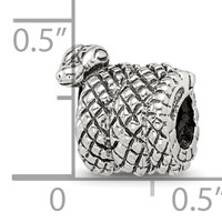 Sterling Silver Reflections Snake Bead view 4