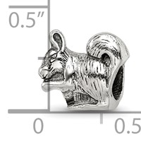 Sterling Silver Reflections Squirrel Bead view 4