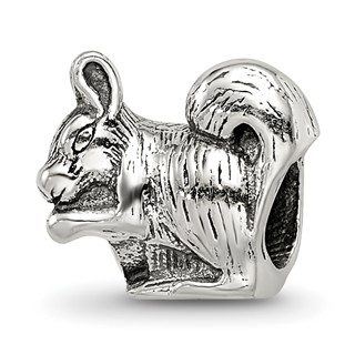Sterling Silver Reflections Squirrel Bead