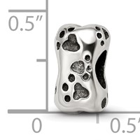 Sterling Silver Reflections Dog Bone Bead view 4