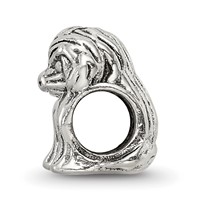 Sterling Silver Reflections Sitting Puppy Bead view 2