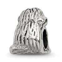 Sterling Silver Reflections Sitting Puppy Bead view 5