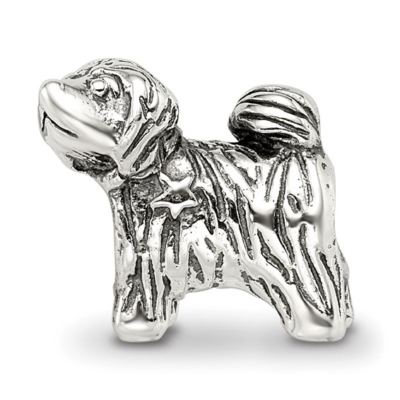 Sterling Silver Reflections Puppy Bead