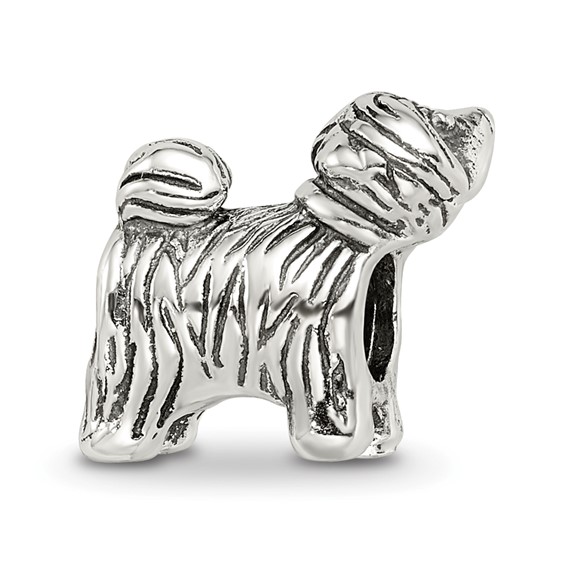Sterling Silver Reflections Puppy Bead