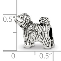 Sterling Silver Reflections Puppy Bead view 4