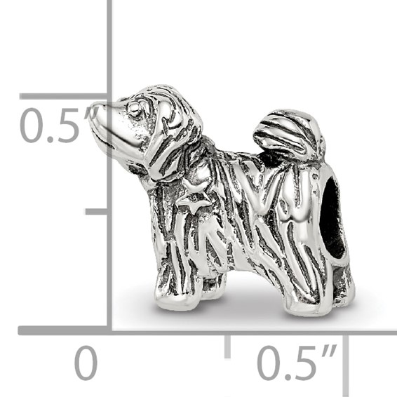 Sterling Silver Reflections Puppy Bead