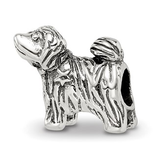 Sterling Silver Reflections Puppy Bead