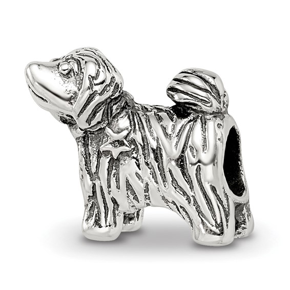 Sterling Silver Reflections Puppy Bead