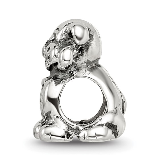 Sterling Silver Reflections Dog with Bone Bead