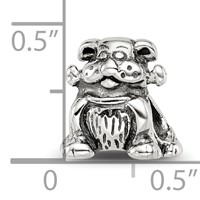 Sterling Silver Reflections Dog with Bone Bead view 5