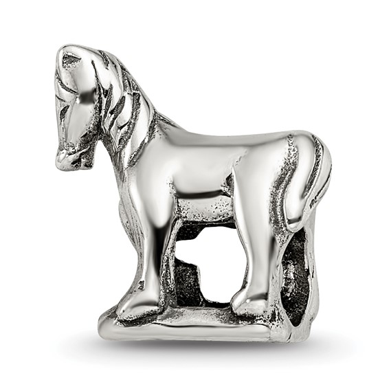 Sterling Silver Reflections Horse Bead