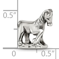 Sterling Silver Reflections Horse Bead view 4