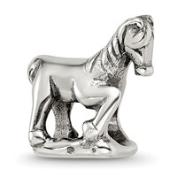 Sterling Silver Reflections Horse Bead view 1