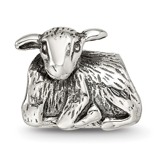 Sterling Silver Reflections Lamb Bead