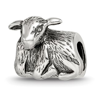 Sterling Silver Reflections Lamb Bead