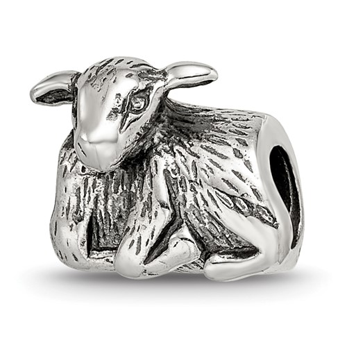 Sterling Silver Reflections Lamb Bead