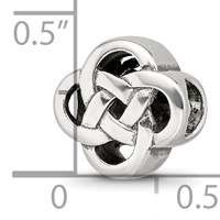 Sterling Silver Reflections Celtic Knot Bead view 3