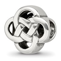 Sterling Silver Reflections Celtic Knot Bead view 1
