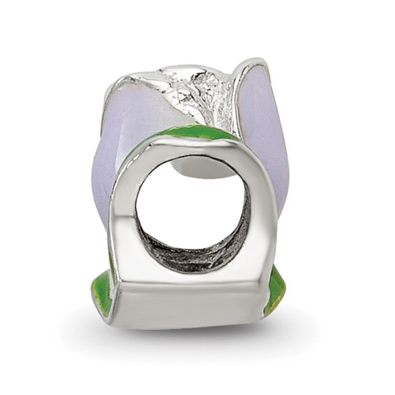 Sterling Silver Reflections Kids Enameled Tulip Bead