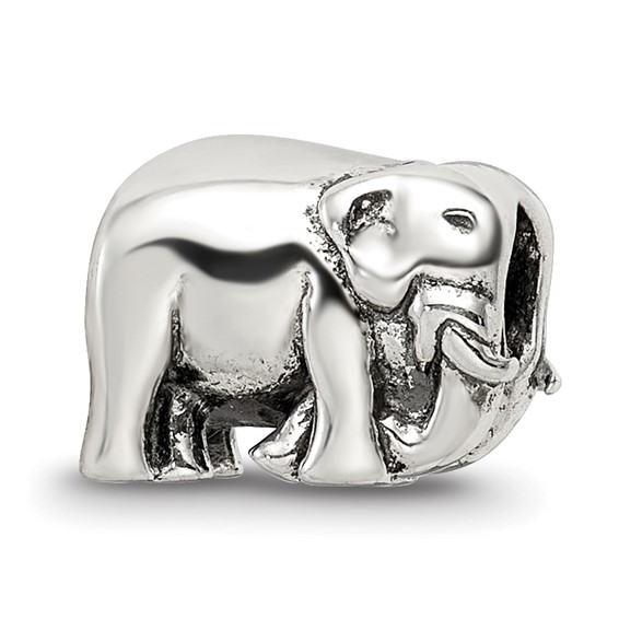 Sterling Silver Reflections Elephant Bead