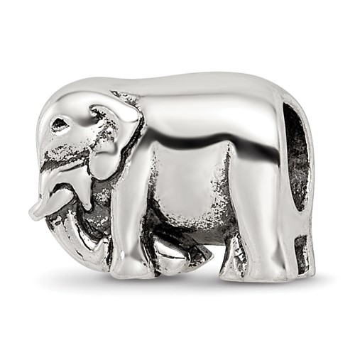 Sterling Silver Reflections Elephant Bead