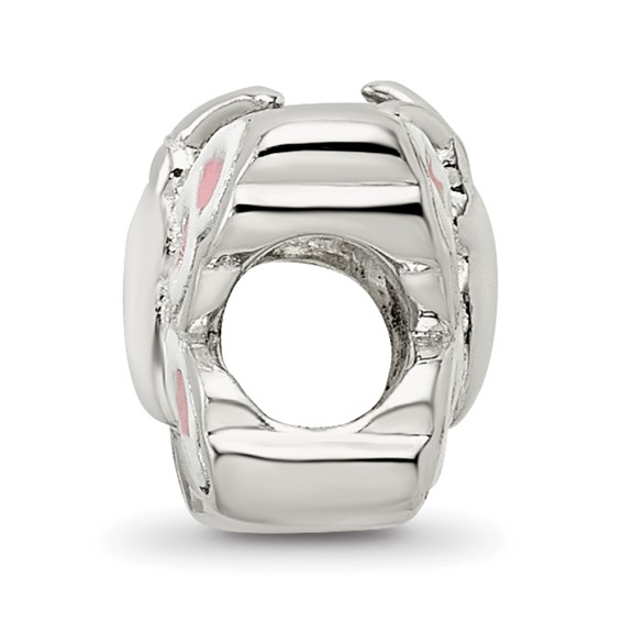 Sterling Silver Reflections Kids Enameled Butterfly Bead