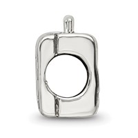 Sterling Silver Reflections Suitcase Bead view 2