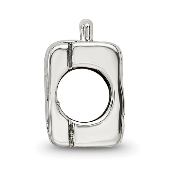 Sterling Silver Reflections Suitcase Bead