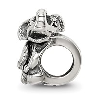 Sterling Silver Reflections Elephant Bead view 2