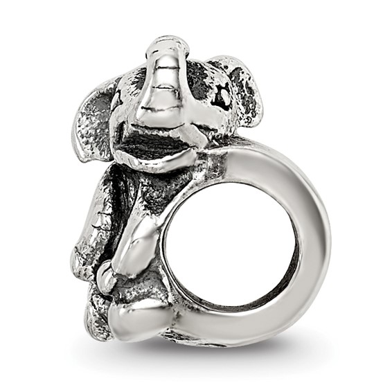 Sterling Silver Reflections Elephant Bead