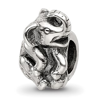 Sterling Silver Reflections Elephant Bead