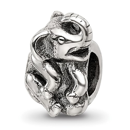 Sterling Silver Reflections Elephant Bead