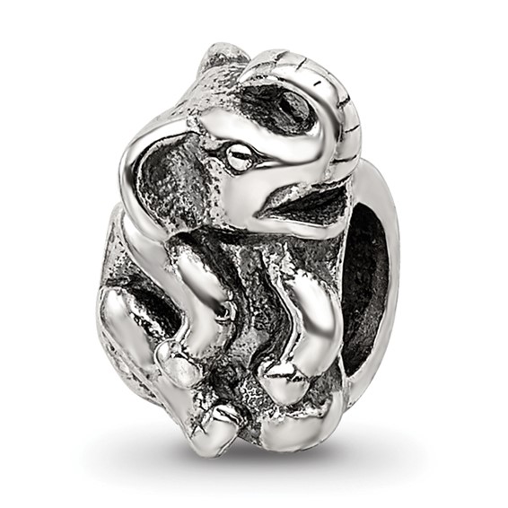 Sterling Silver Reflections Elephant Bead